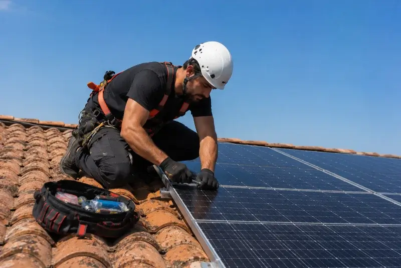 Maintenance et monitoring de panneaux solaires à Saint-Lambert-la-Potherie